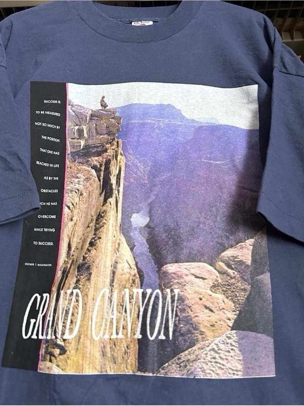 Vintage 1990s Grand Canyon Arizona Graphic Short-Sleeve Tee - Navy XXL